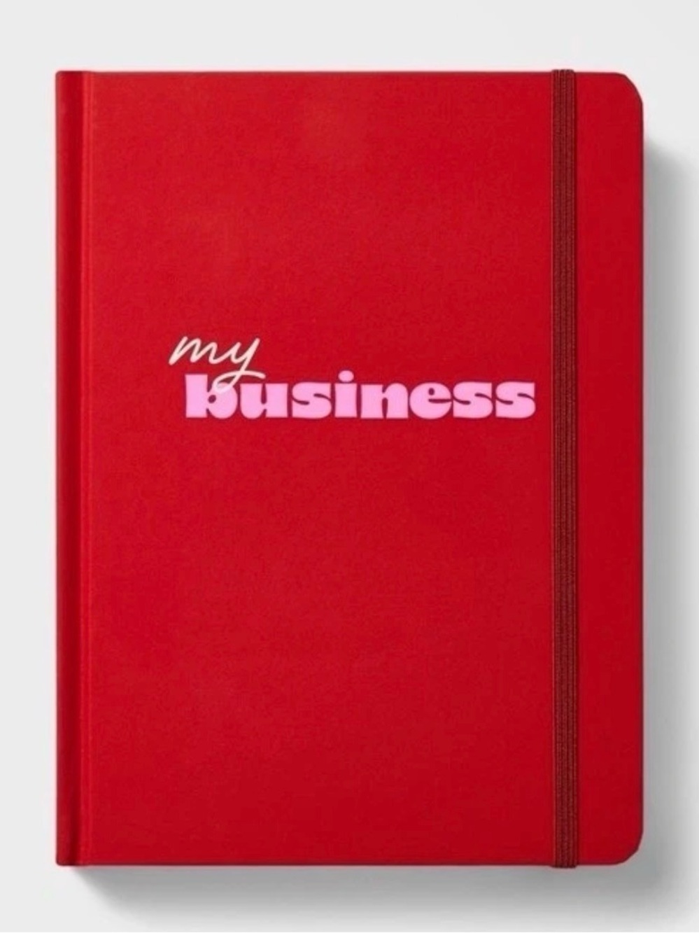 Red "my business" Hardcover Notebook - Journal